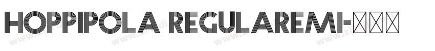 hoppipola RegularEmi字体转换